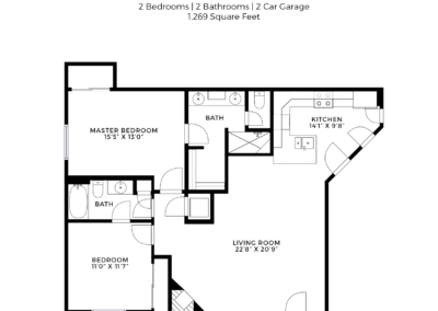 Sunrise Floor Plan | The Villas at Juniper Bay