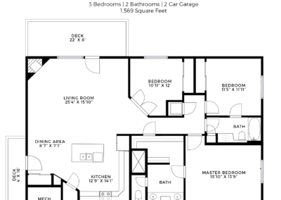 Sweet Cherry Floor Plan | The Villas at Juniper Bay